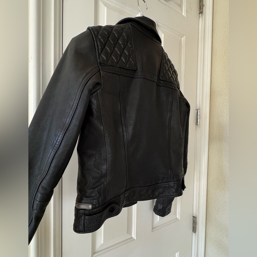 All-Saints Conroy Leather Biker (US4) - Picture 9 of 14